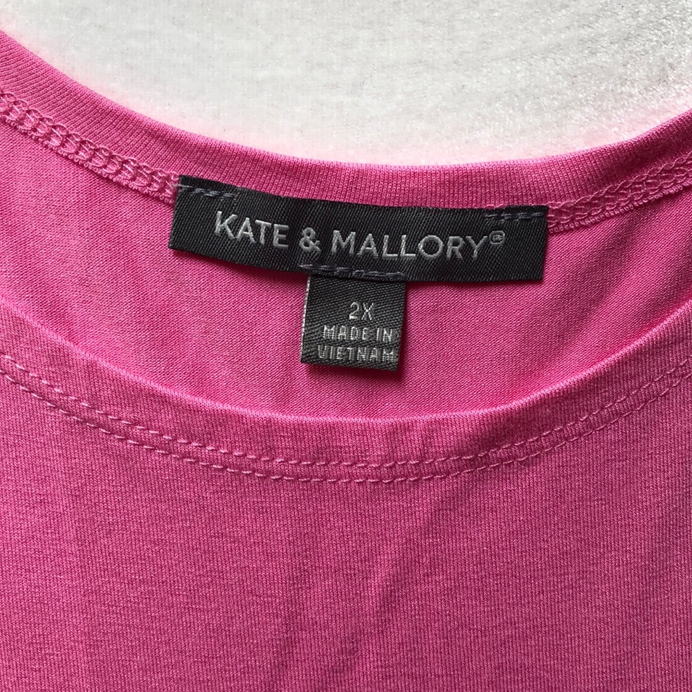 Kate & Mallory (2) Pink & Red Tank Tops Size 2X - Picture 4 of 10